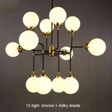 Sigma Bistro Milk Frosted Glass Chrome and Bronze finishes