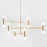 gold modern chandelier 12 light