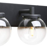 Black Path triple vanity Sconce