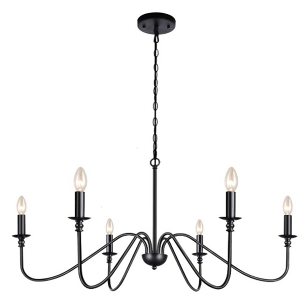 Bonny Farmhouse 6 light Classic Chandelier