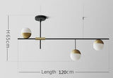 mid century modern 3 light counter light