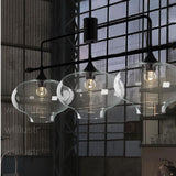 three light farmhouse chandelier