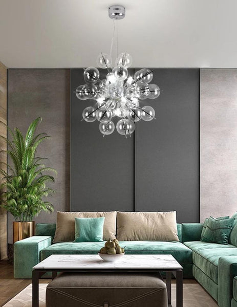 Nordic glass ball bubble Chandelier – LUMIN LAMP HOUSE