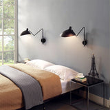 bedroom serge mouille wall light