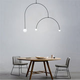 black arches chandelier