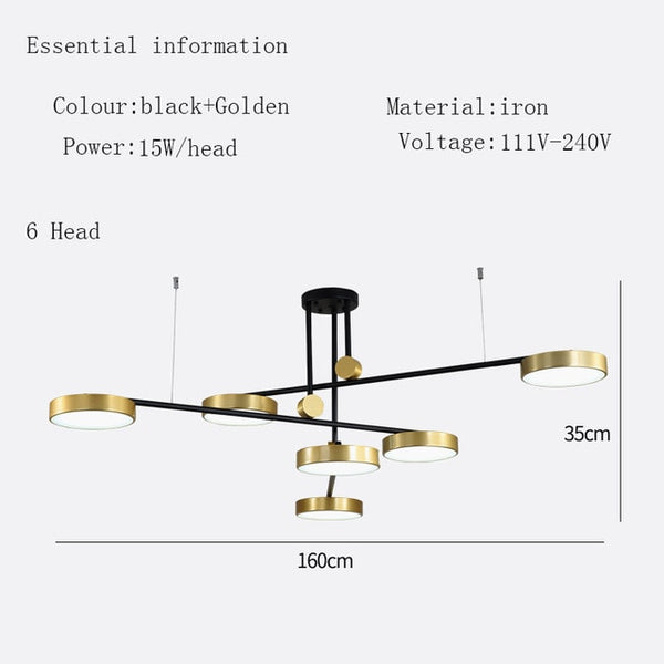 gold designer lighting