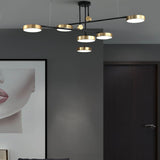 black and gold led light fixture