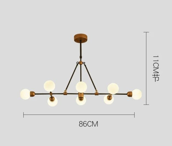 MID CENTURY BLACK AND GOLD TRACK LIGHT