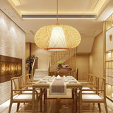 SUNMI Rattan Lantern Pendant Light with Shade
