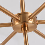 MOIS Frosted Glass 10 Bulb Chandelier