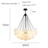 INA Multi Bubble Frosted Glass Hanging Lamp