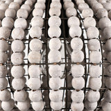 MARISSA  wooden bead pendant