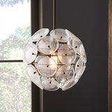 Glass Disc Chandelier