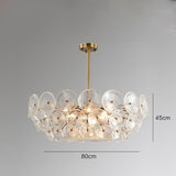 Glass Disc Chandelier