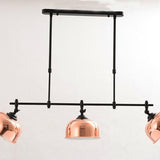 linear chandelier farmhouse style pipe erected