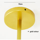 detail black and gold chandelier multi globe