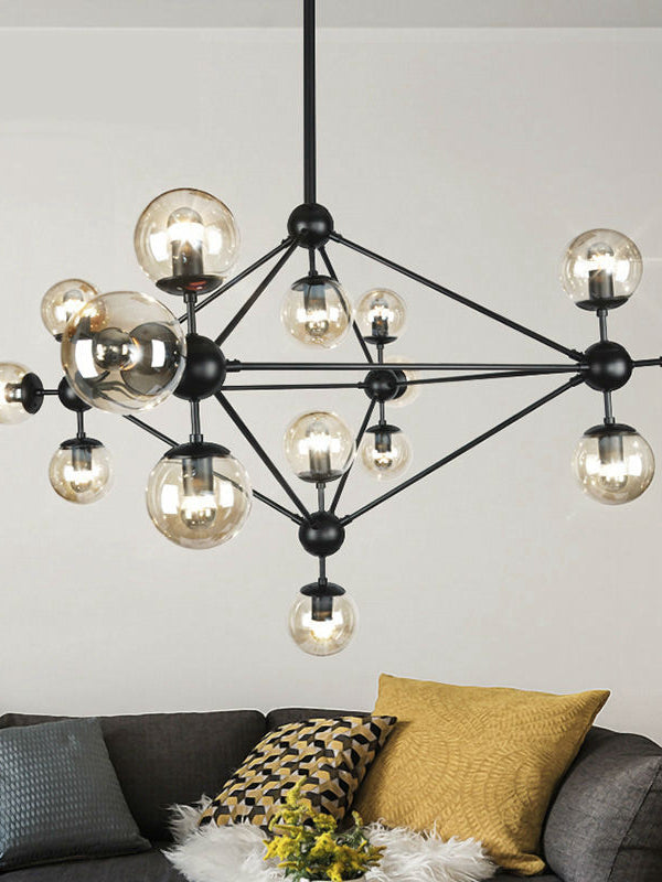 big black modern chandelier sale