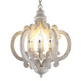 white wood vintage pendant light