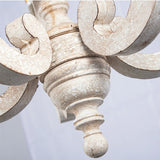 white wood classsic chandelier