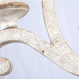 vintage white wood classic chandelier