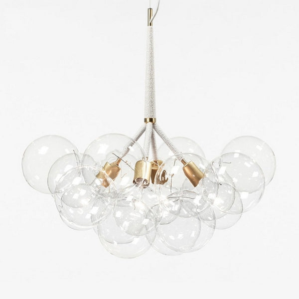Bubble Molecular Glass Chandelier