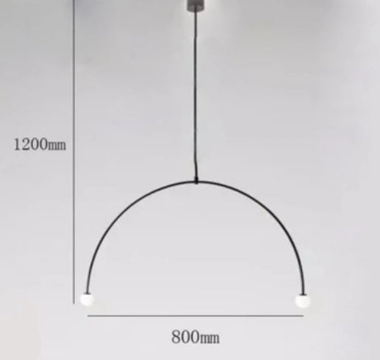 ultra-modern minimalist chandelier
