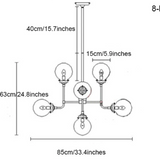 Sigma Bistro Milk Frosted Glass Chrome and Bronze finishes