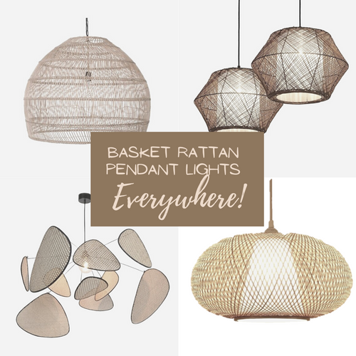 Basket Rattan Pendant Lights Everywhere!