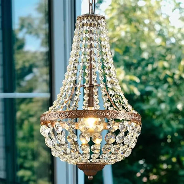bohemian crystal empire chandelier