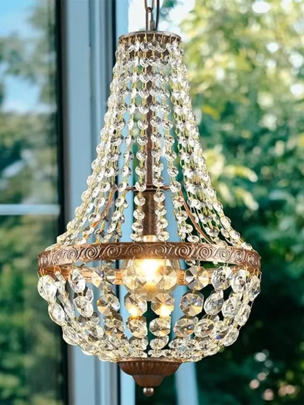 bohemian crystal empire chandelier