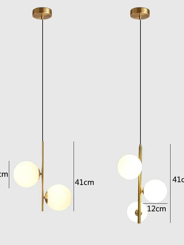 NADIM Glass ball LED Pendant