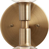 Aria Brass Double light sconce