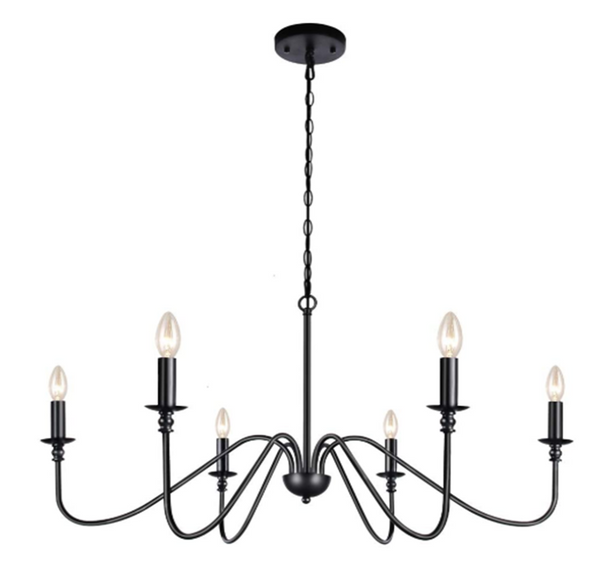 Bonny Farmhouse 6 light Classic Chandelier