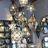 Custom Made Handcrafted Vintage Mirror Chandelier