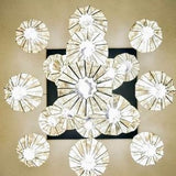 Custom Made Handcrafted Vintage Mirror Chandelier