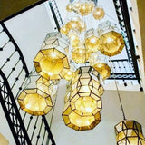 Custom Made Handcrafted Vintage Mirror Chandelier