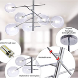 CONCISE Brass Bubble Chandelier