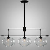 three light black farmhouse chandelier