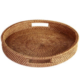 Rattan Circle Woven Basket
