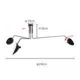 Serge Mouille Chandelier