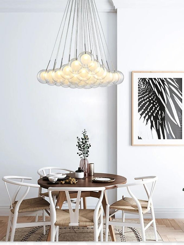 Molec Multi Globe Modern LED chandelier