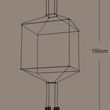 minimalist modern black chandelier