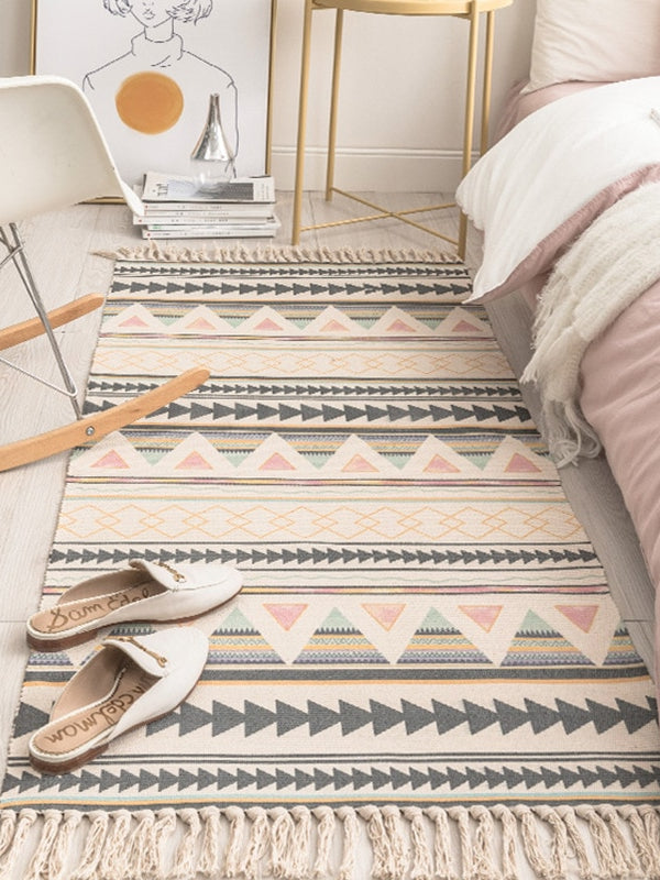 Ethnic Geometric Pattern Carpet