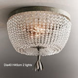 bohemian flush mount lamp