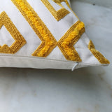 Yellow  Diamond Geometric Pillow Case