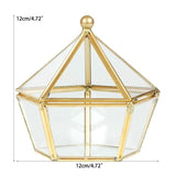 Golden Vintage Decorative Jewelry  Box