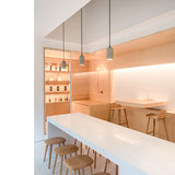 Concrete pendant lamp