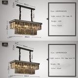 Crystal Rectangular Chandelier
