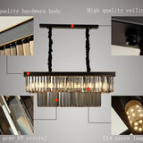 Crystal Rectangular Chandelier