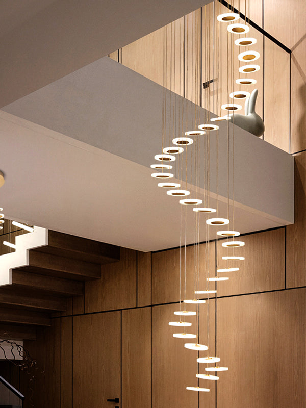 Tapa Modern LED Cascade Chandelier